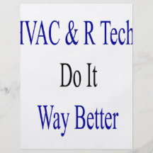 HVAC R Techs Do It Way Better Personalized Flyer