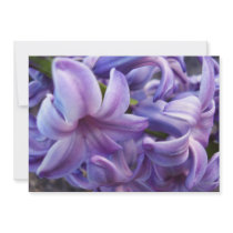 Hyacinth Flower Invitation