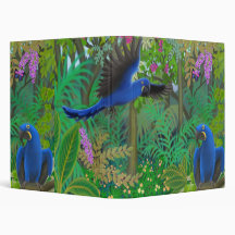 Hyacinth Macaw Jungle Binder