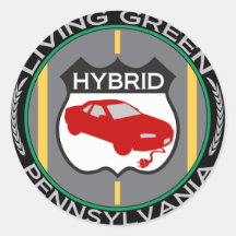Hybrid Pennsylvania Stickers