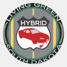 Hybrid South Dakota Sticker