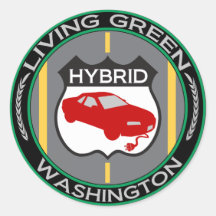 Hybrid Washington Stickers
