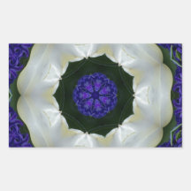Hydrangea and Tulip Nov 2012 Rectangle Sticker