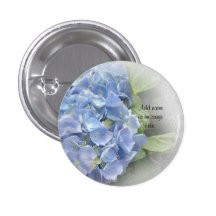 Hydrangea button for wedding favours