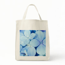 Hydrangea closeup canvas bag