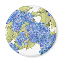 Hydrangea Fridge Magnet
