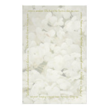 Hydrangea & Fruit of The Spirit Cream Stationary W Stationery Design