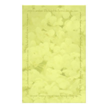 Hydrangea & Fruit of The Spirit Cream Stationary Y Stationery