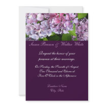Hydrangea Wedding Invitation