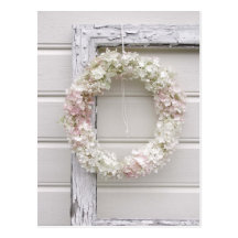 Hydrangea Wreath Post Cards