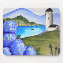 Hydrangeas by the bay mousepad