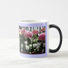 Hydrangeas Morphing Mug