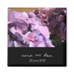 Hydrangeas Save the Date Magnet