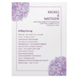 Hydrangeas Wedding Ceremony Programs (6.5x8.75) Announcements
