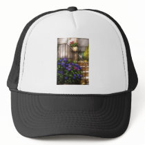 Hydrangia and Geraniums Trucker Hats