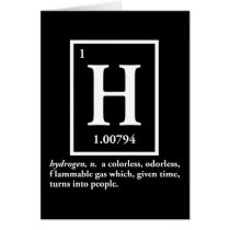 hydrogen - a gas which turns into people