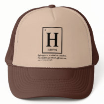 hydrogen - a gas which turns into people mesh hat