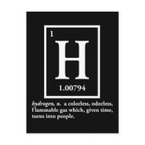 hydrogen - a gas which turns into people