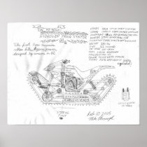 Hydrogen super bike poster