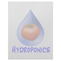 Hydroponic Tomato water drop design logo Letterhead