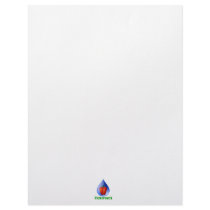 Hydroponics, Bell Pepper, drop, green text Custom Letterhead