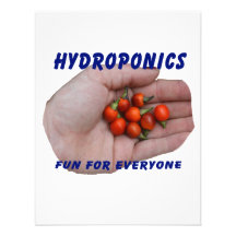 Hydroponics Fun Cascabel Hot Peppers Hand Custom Invitations