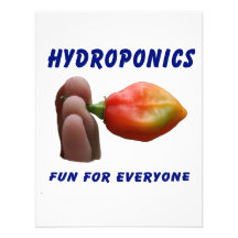 Hydroponics Fun Habanero Pepper Flame Fingers Personalized Announcement