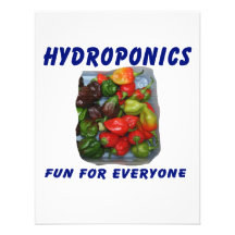 Hydroponics Fun Hot Pepper Pile Canvas Filter Personalized Announcement