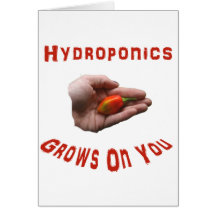 Hydroponics Grows on you Habanero Pepper Hand Cards
