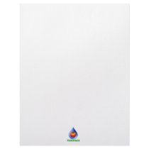 Hydroponics-Tomato, Green Text, Blue drop Customized Letterhead