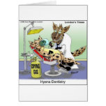 Hyena Dentistry Funny Gifts, Tees & Collectibles Greeting Cards