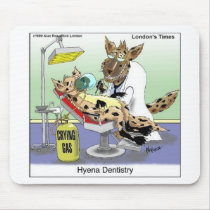 Hyena Dentistry Funny Gifts, Tees & Collectibles Mouse Pads