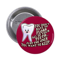 Hygiéniste dentaire de dentiste pin's avec agrafe
