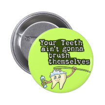 Hygiéniste dentaire drôle de dentiste badges avec agrafe