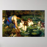 Hylas and the Nymphs (1896) ~ Fine Art Canvas Poster