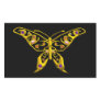 HYPER BUTTERFLY, black Rectangle Sticker