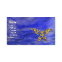 HYPER BUTTERFLY IN VIBRANT BLUE SKY