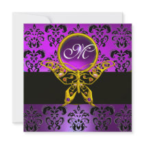 HYPER BUTTERFLY MONOGRAM,purple damask,amethyst