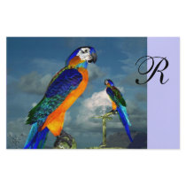 HYPER PARROTS / BLUE ARA  MONOGRAM