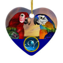 HYPER PARROTS BLUE SAPPHIRE GEM MONOGRAM Love