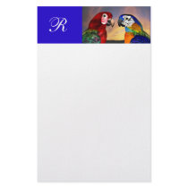 HYPER PARROTS / RED AND BLUE ARA  MONOGRAM