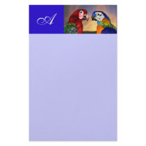 HYPER PARROTS / RED AND BLUE ARA  MONOGRAM