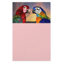 HYPER PARROTS / RED AND BLUE ARA ,pink
