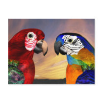HYPER PARROTS / RED AND BLUE ARA