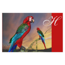 HYPER PARROTS / RED ARA  MONOGRAM