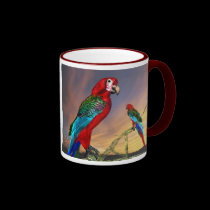 HYPER PARROTS / RED ARA mugs