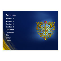 HYPER VALENTINE SAPPHIRE ,blue Business Card