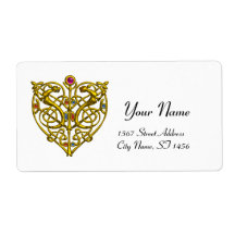 HYPER VALENTINE  White Custom Shipping Labels