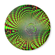 Hyper-web Fridge Magnet