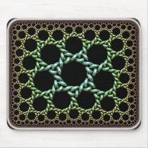 Hyperbolic Braid Mouse Pads
